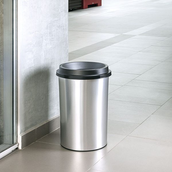 Papelera Evo 25 Lt Apariencia Metal - Imagen 4