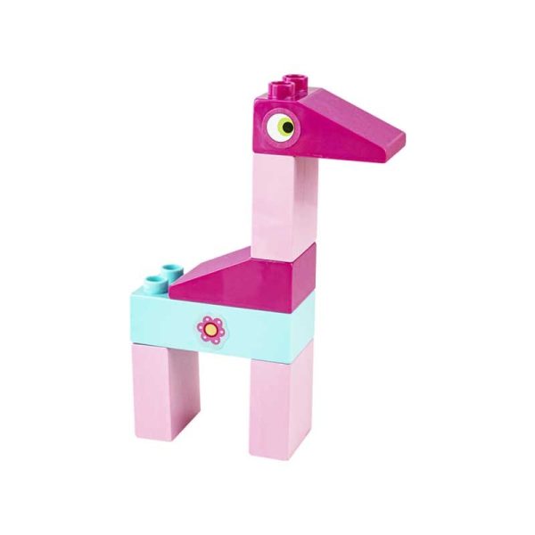 Bloques de Construccion Hello Kitty Balde 104 Piezas - Imagen 4