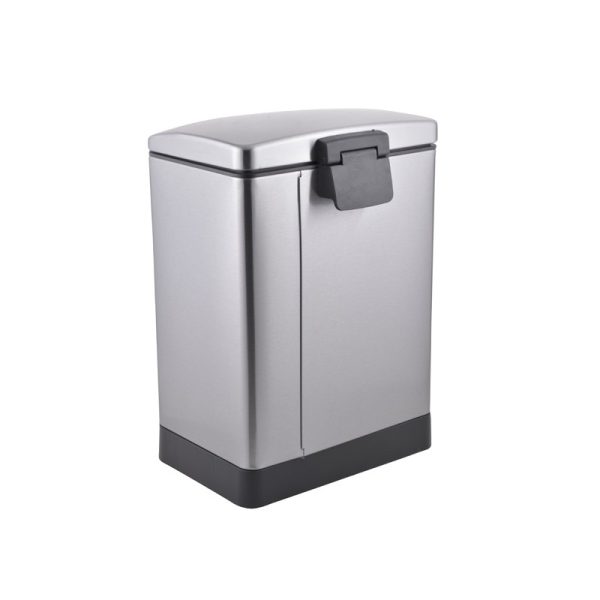 Papelera Inox Con Pedal 6 LT - Imagen 2