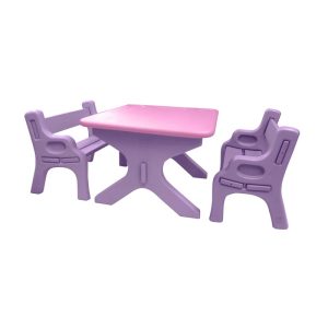 Set Didáctico ( 1 Mesa + 2 Bancas)