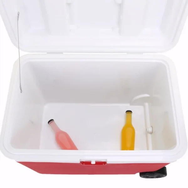 Cooler Rectangular Con Ruedas y Asa 60 Lt - Imagen 5