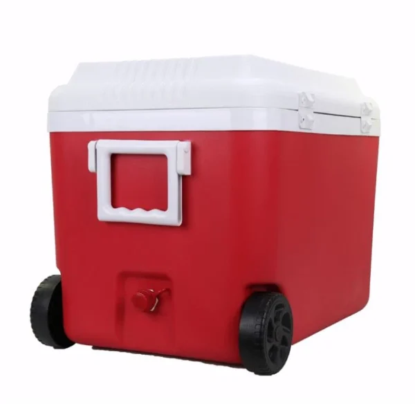 Cooler Rectangular Con Ruedas y Asa 60 Lt - Imagen 2