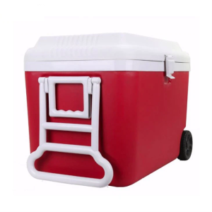 Cooler Rectangular Con Ruedas y Asa 60 Lt