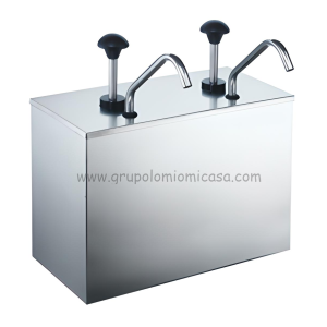 Dispensador de Salsa Acero 2 Boquillas