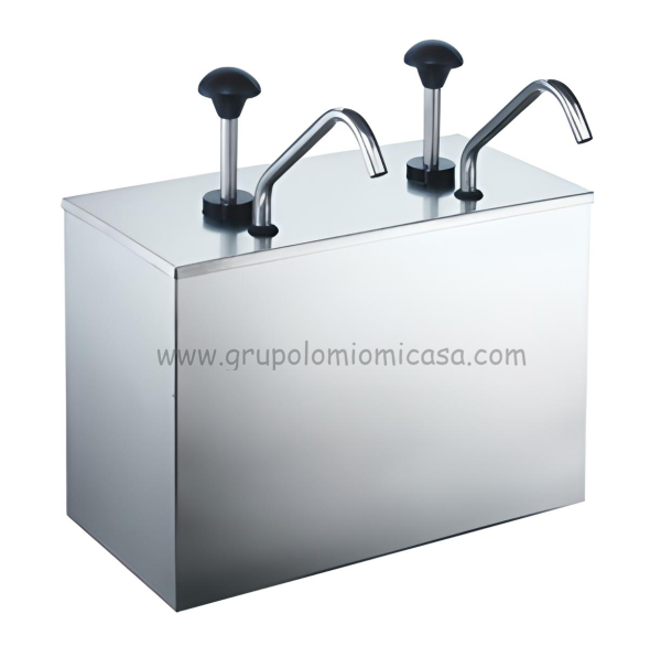 Dispensador de Salsa Acero 2 Boquillas