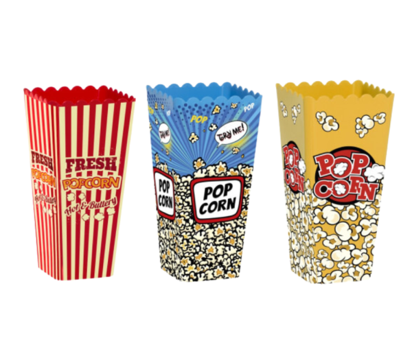 Vaso para PopCorn x12 Piezas