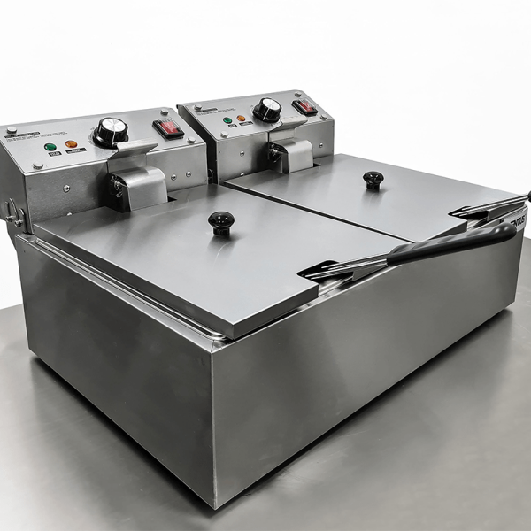 Freidora Electrica Doble Sobre Mesa - Ventus - Imagen 6
