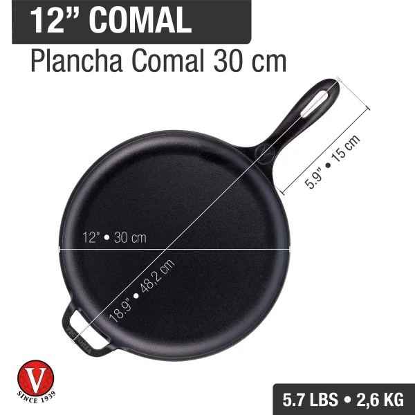 Sarten Comal para Pizza 30 cm - Imagen 2