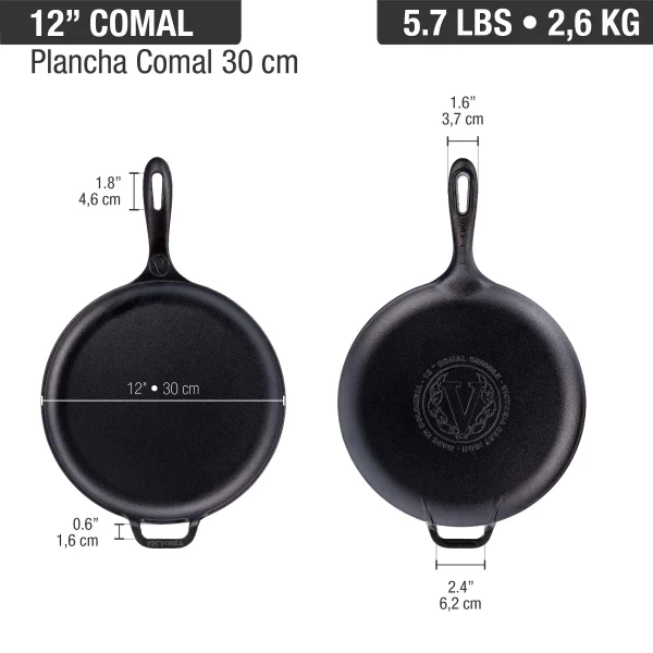 Sarten Comal para Pizza 30 cm - Imagen 4