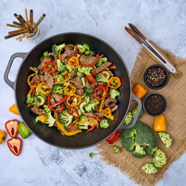 Sarten Wok 35.5 cm Esmaltado- Victoria - Imagen 5