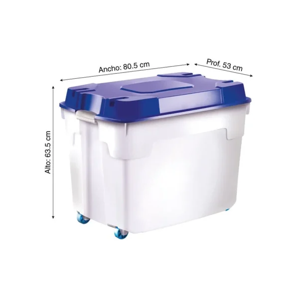 Caja #200 con Ruedas 164 Lt - Imagen 2